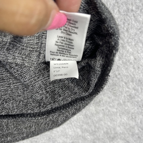 Nation‎ LTD Heather Gray Pullover Sweatshirt Womens S Minimalist Quiet Luxury - Picture 8 of 9